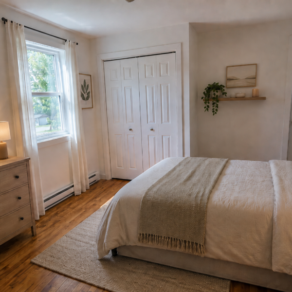 chambre aménagée
